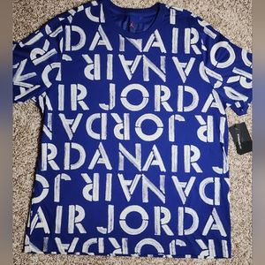 NWT Jordan All Over Print T-Shirt Nike Dunk Air Force 1 Blazer Mens Sz XXL 2XL